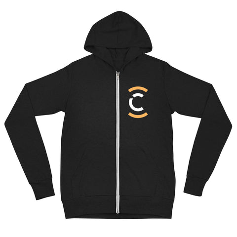 CoinFlip Unisex zip hoodie